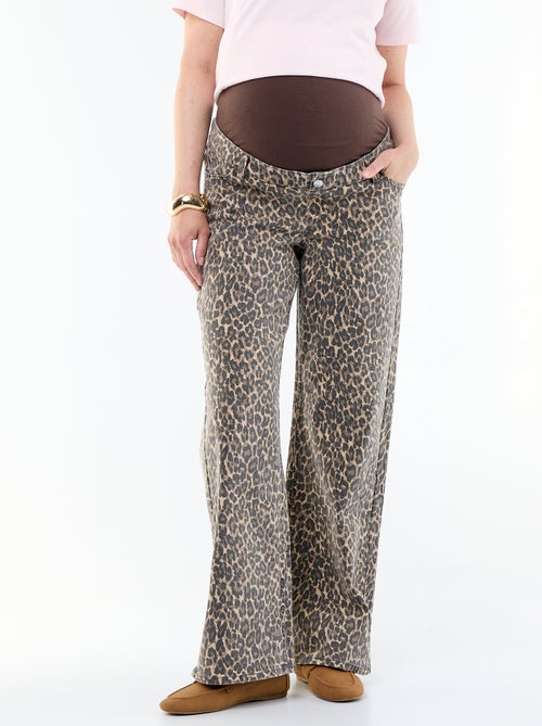 Wide leg-zwangerschapsbroek - Kiabi