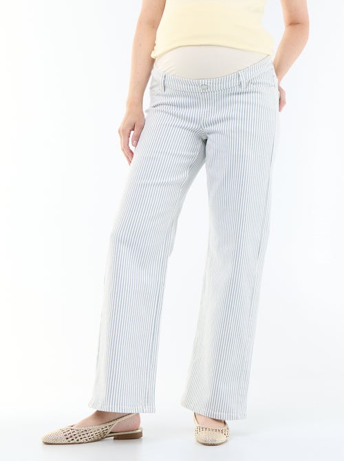 Wide leg-zwangerschapsbroek - Kiabi