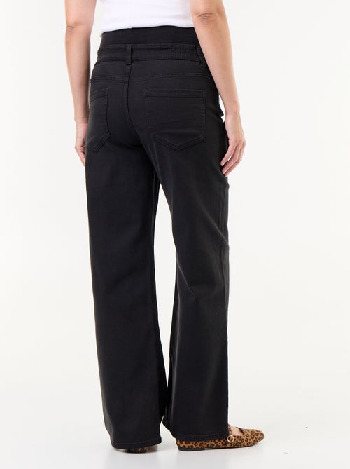 Wide leg-zwangerschapsbroek - Kiabi Wide leg-zwangerschapsbroek - Kiabi