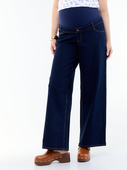 Wide leg zwangerschapsjeans - Kiabi Wide leg zwangerschapsjeans - Kiabi