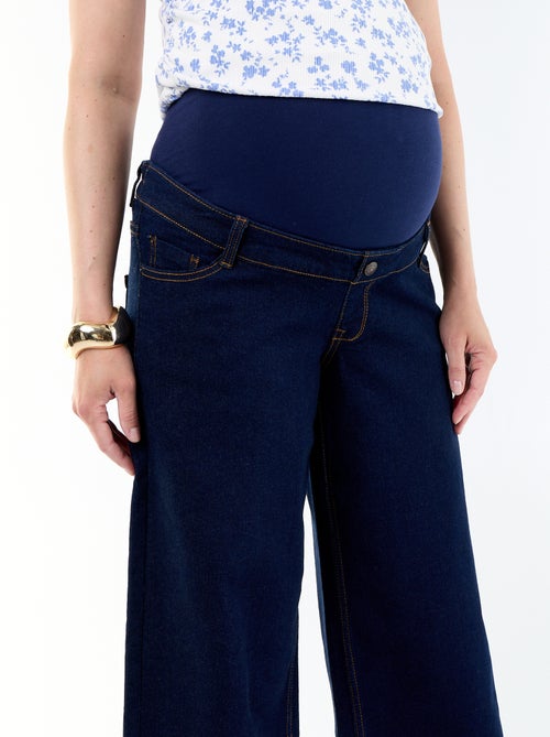 Wide leg zwangerschapsjeans - Kiabi Wide leg zwangerschapsjeans - Kiabi