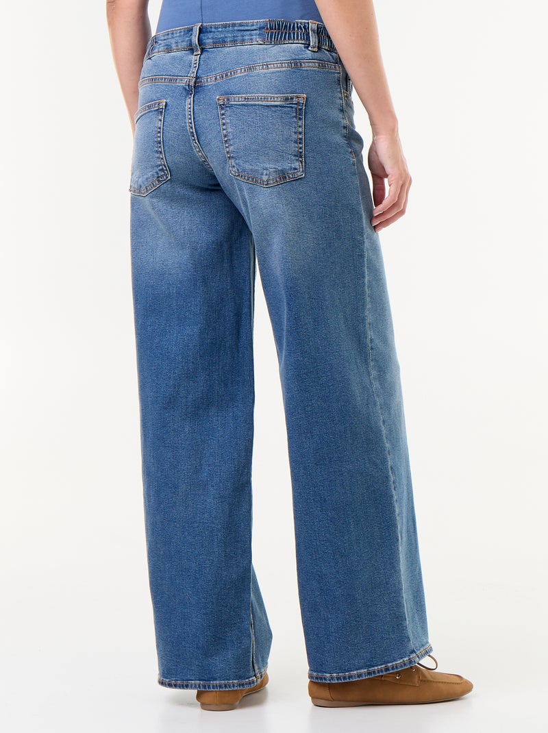 Wide leg zwangerschapsjeans Blauw - Kiabi