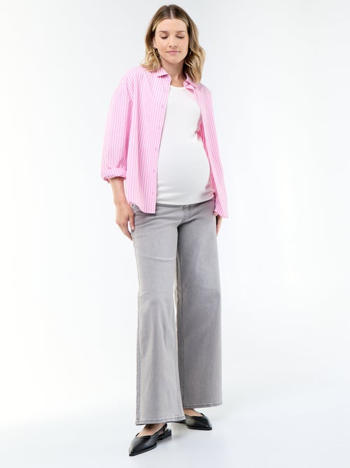 Wide leg zwangerschapsjeans - Kiabi