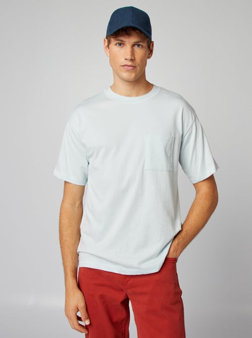 Wijd, effen T-shirt - Kiabi