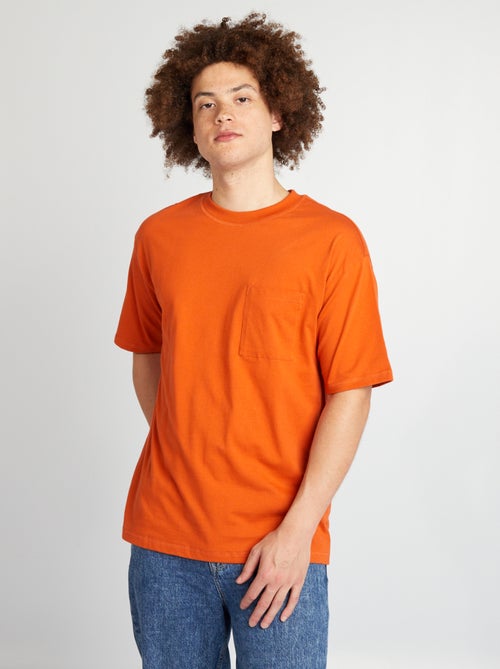 Wijd, effen T-shirt - Kiabi