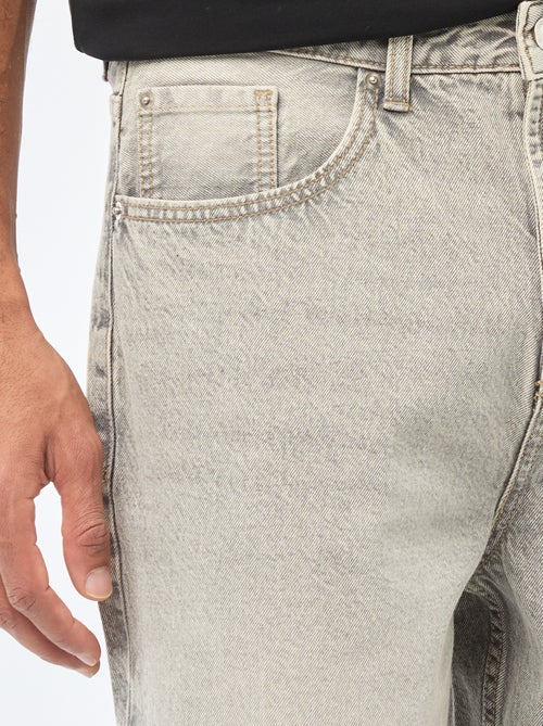 Wijd model / relaxed fit jeans met 5 zakken - Kiabi