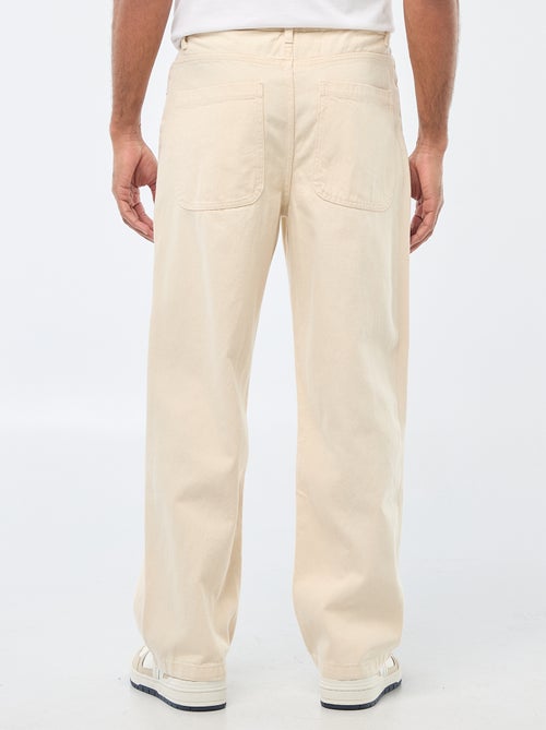 Wijd model / relaxed fit jeans met 5 zakken - Kiabi