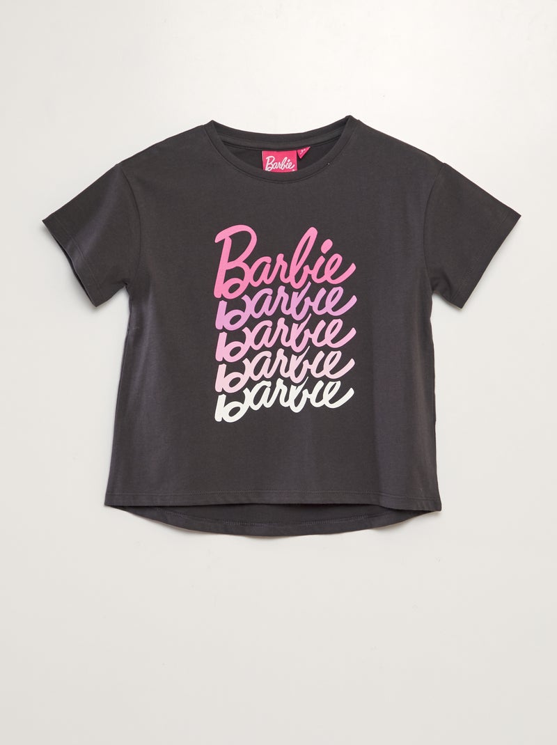 Wijd T-shirt 'Barbie' ZWART - Kiabi
