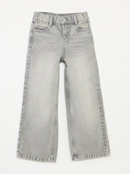 Wijde 5-pocket-jeans van spijkerstof - Kiabi