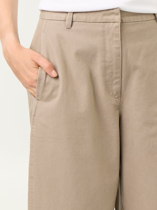 Wijde barrel-fit broek - Kiabi