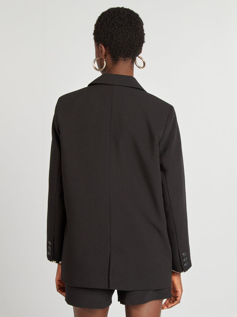 Wijde blazer zwart - Kiabi