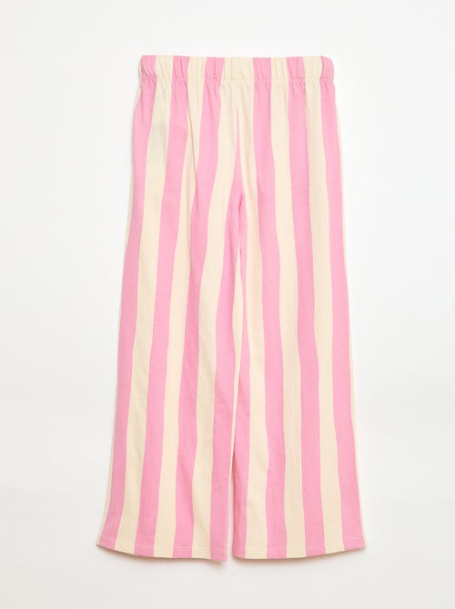 Wijde broek - Grafik Edition - Kiabi