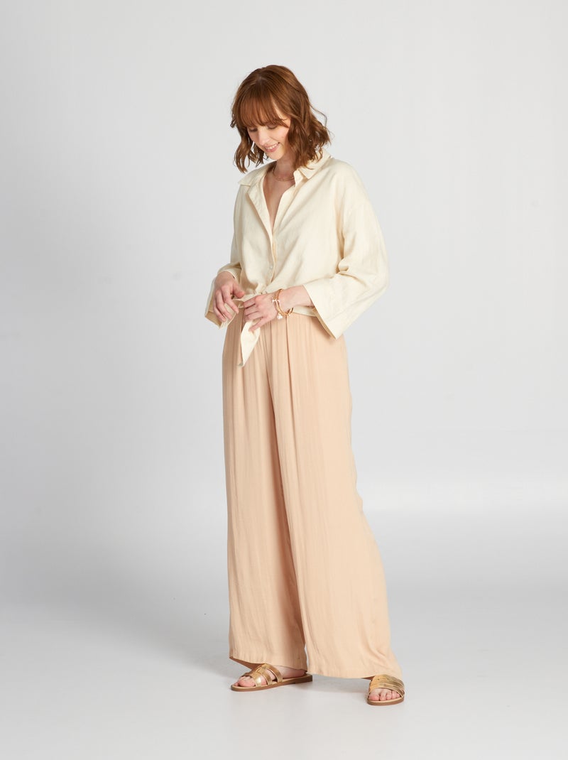 Wijde broek BIEGE - Kiabi