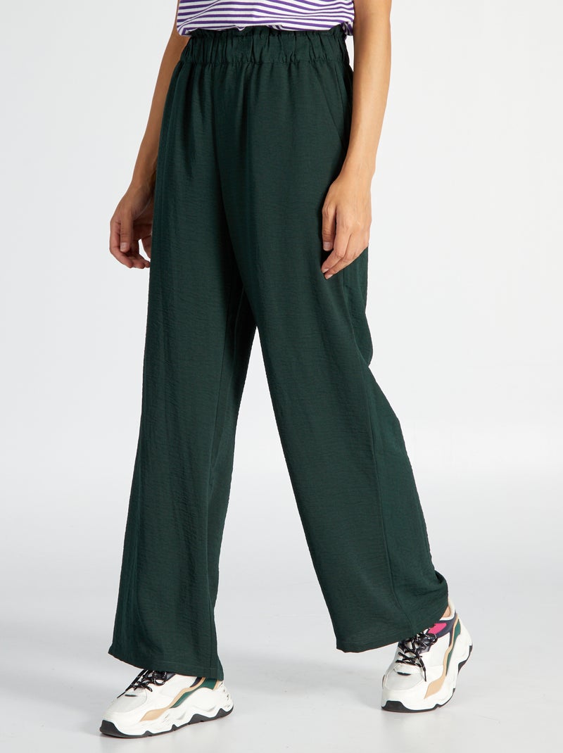 Wijde broek 'JDY' GROEN - Kiabi