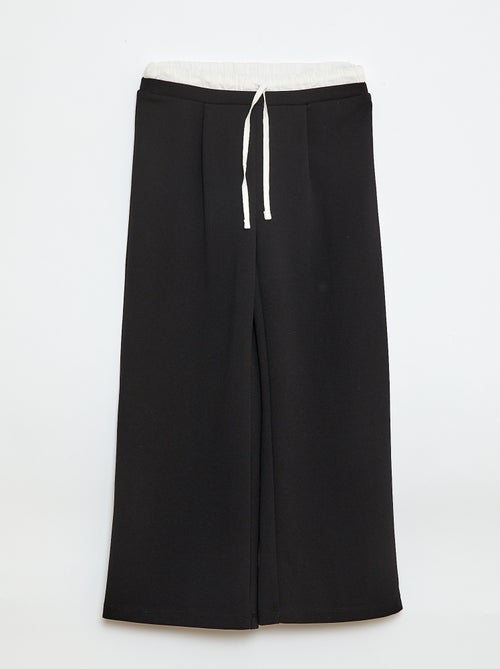 Wijde broek met 2-in-1 effect in boxershortstijl - Kiabi