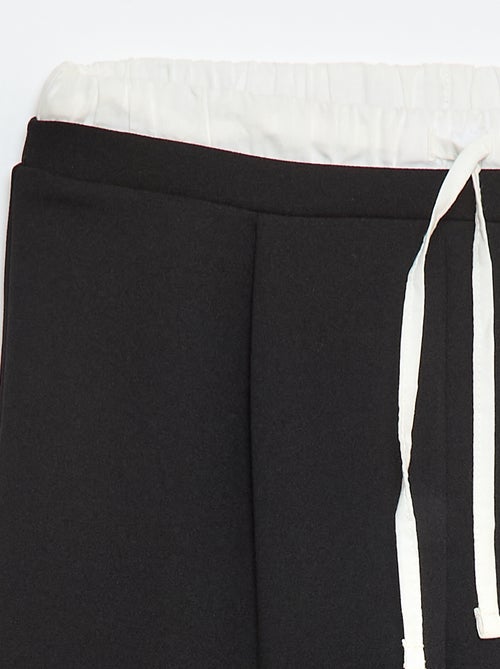 Wijde broek met 2-in-1 effect in boxershortstijl - Kiabi