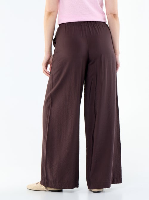 Wijde broek met 2 zakken - Kiabi