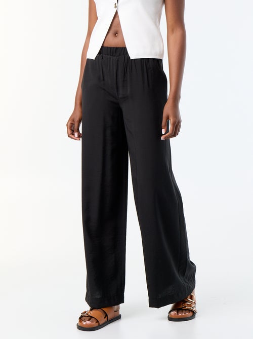 Wijde broek met 2 zakken - Kiabi