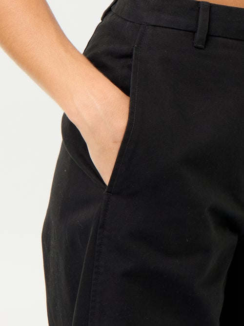 Wijde broek met barrel fit - Kiabi