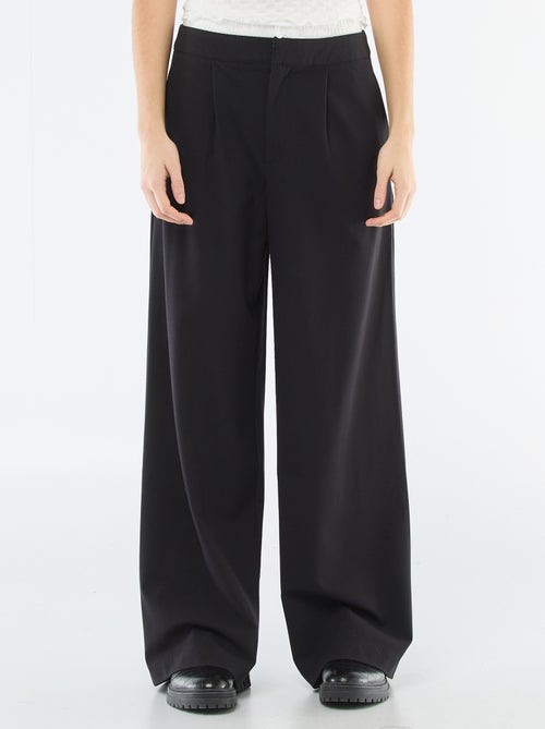 Wijde broek met boxer tailleband - Kiabi