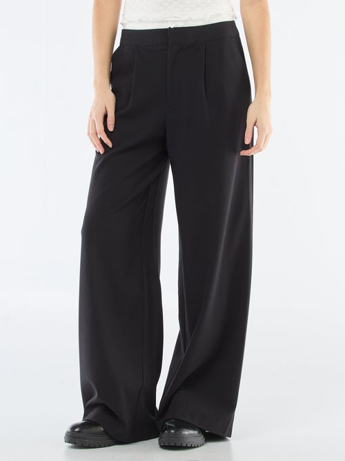 Wijde broek met boxer tailleband - Kiabi