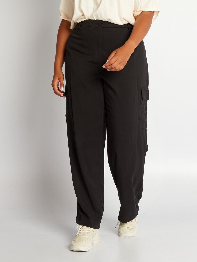 Roze broek met hoge taille Paris | JBC België België