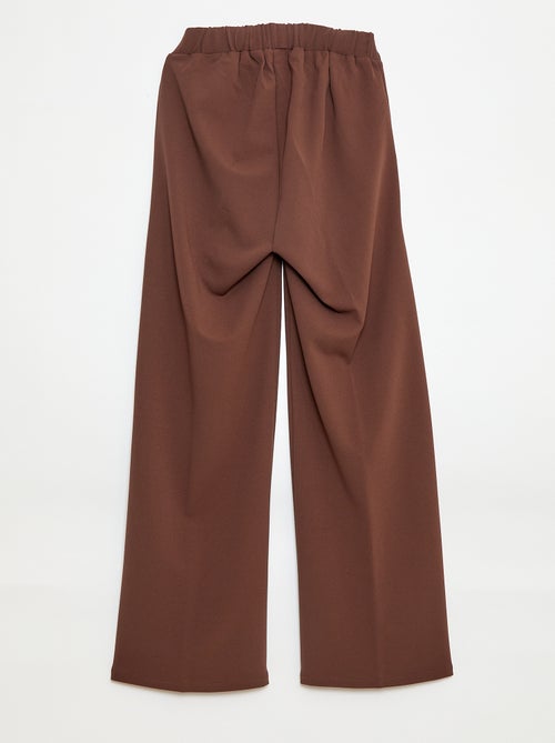 Wijde broek met hoge taille - So Easy - Kiabi