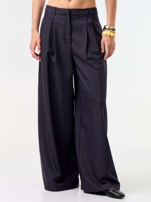 Wijde broek met hoge taille - Kiabi Wijde broek met hoge taille - Kiabi