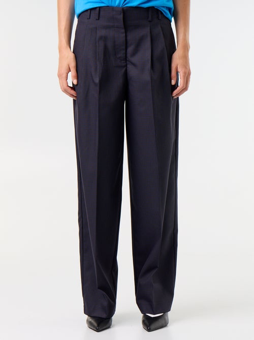 Wijde broek met hoge taille - Kiabi Wijde broek met hoge taille - Kiabi