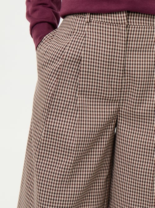 Wijde broek met hoge taille - Kiabi Wijde broek met hoge taille - Kiabi