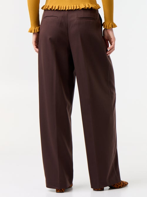 Wijde broek met hoge taille - Kiabi Wijde broek met hoge taille - Kiabi