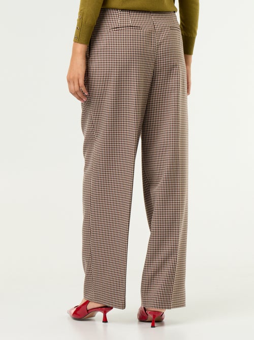 Wijde broek met hoge taille - Kiabi Wijde broek met hoge taille - Kiabi