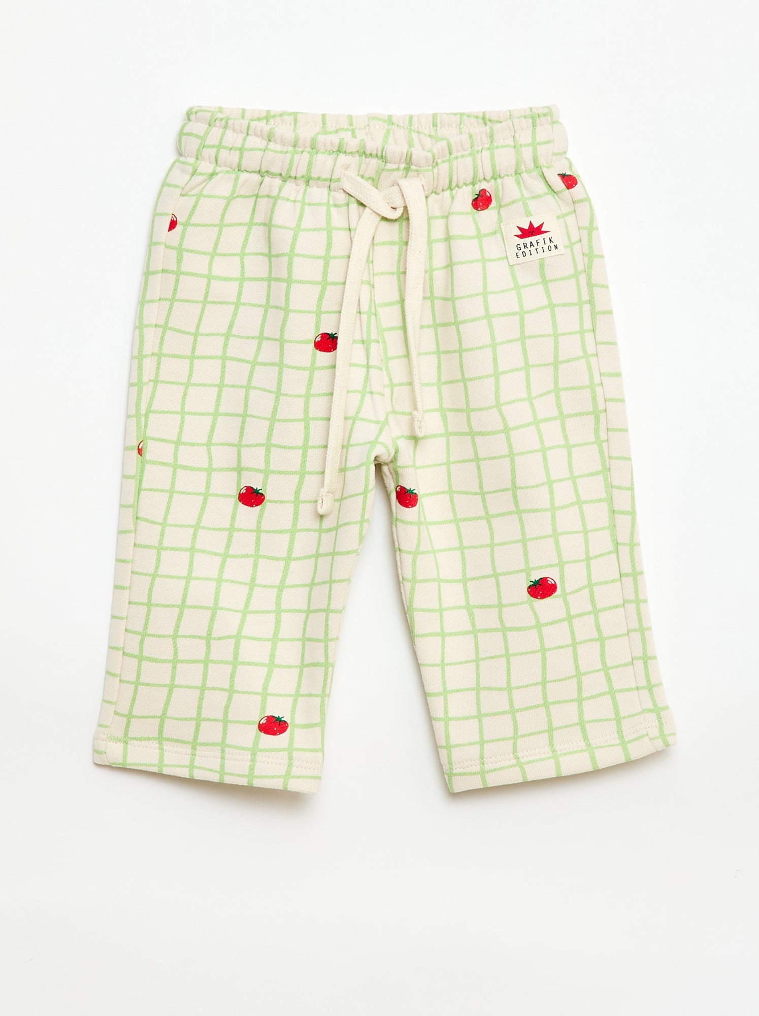 Wijde broek met motief