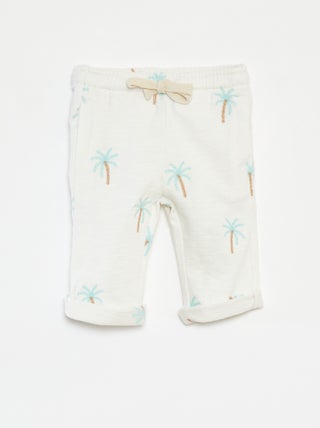 Wijde broek met print