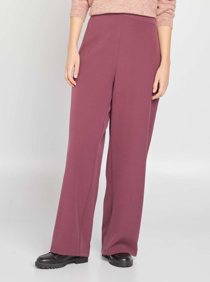 Wijde broek ROOD - Kiabi