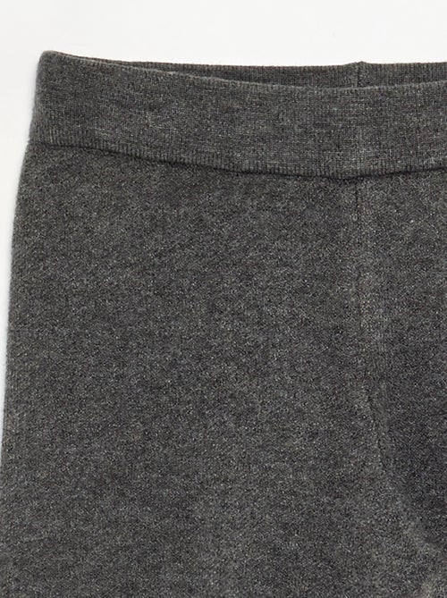 Wijde broek van compact breisel - Kiabi