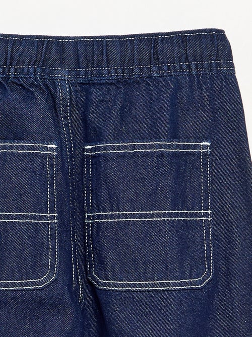 Wijde broek van denim - Kiabi Wijde broek van denim - Kiabi