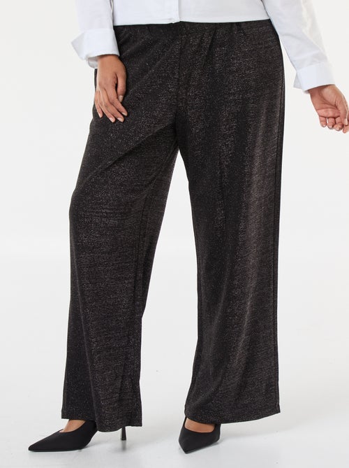 Wijde broek van glitterstof 'Vero Moda' - Kiabi