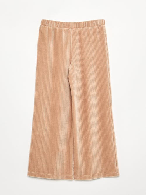 Wijde broek van ribfluweel - Kiabi