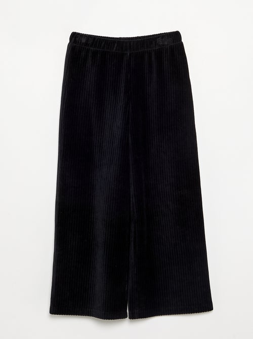 Wijde broek van ribfluweel - Kiabi