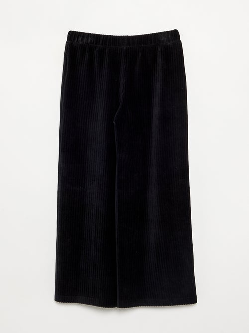 Wijde broek van ribfluweel - Kiabi