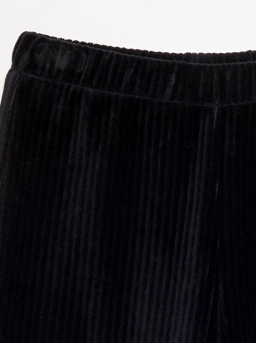 Wijde broek van ribfluweel - Kiabi