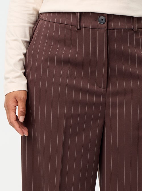 Wijde broek van soepelvallende stof - Kiabi Wijde broek van soepelvallende stof - Kiabi
