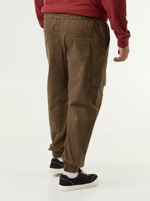 Wijde broek van twill - Kiabi