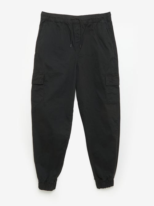 Wijde broek van twill - Kiabi Wijde broek van twill - Kiabi