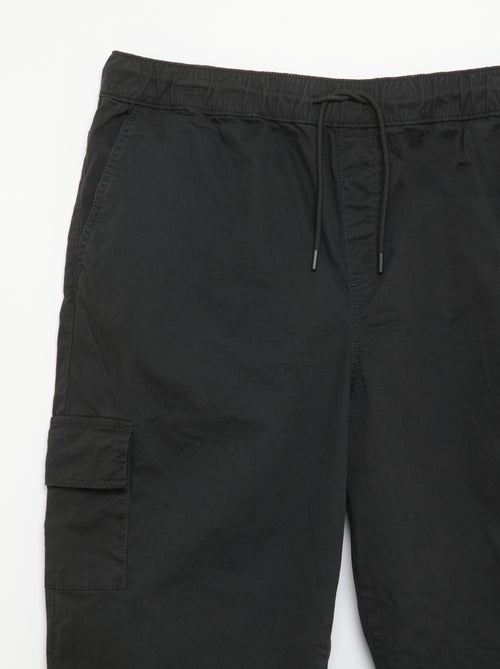 Wijde broek van twill - Kiabi Wijde broek van twill - Kiabi