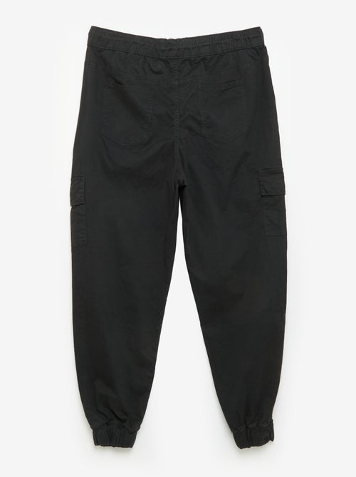 Wijde broek van twill - Kiabi Wijde broek van twill - Kiabi