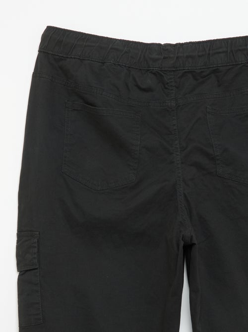Wijde broek van twill - Kiabi Wijde broek van twill - Kiabi