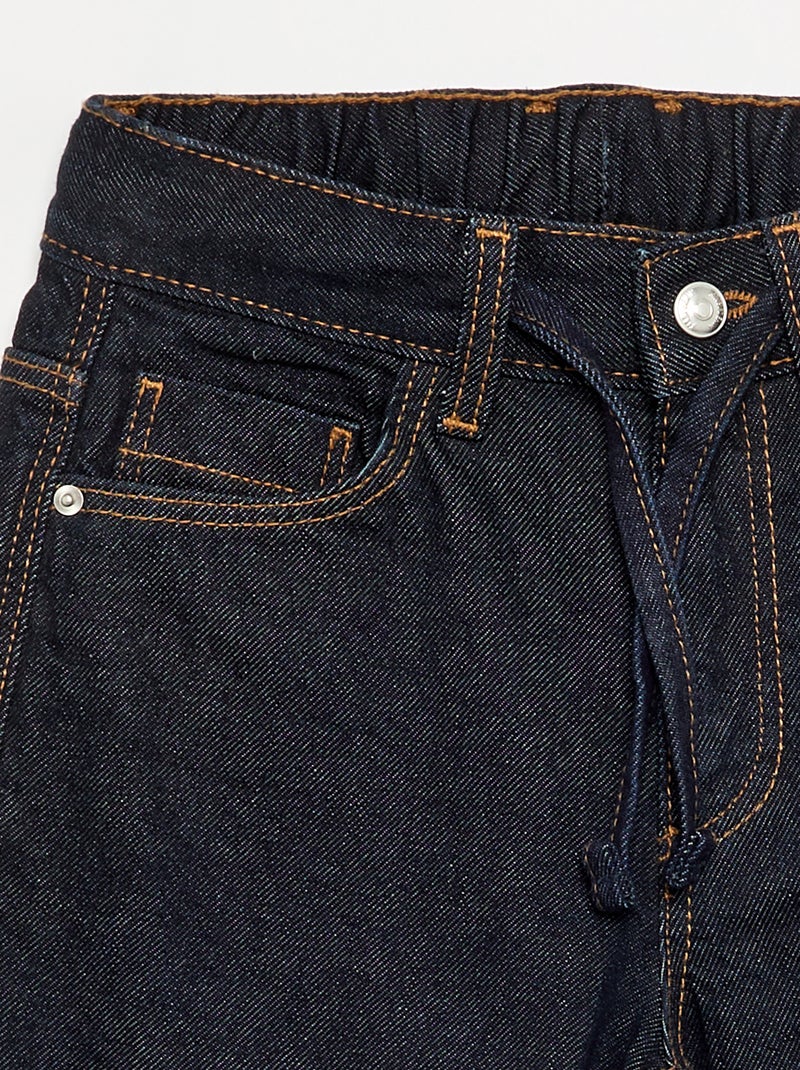 Wijde denim broek Blauw - Kiabi