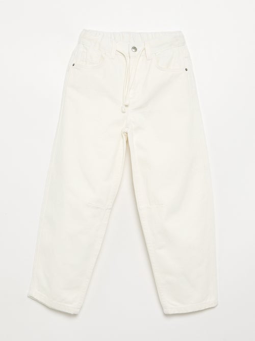 Wijde denim broek - Kiabi Wijde denim broek - Kiabi